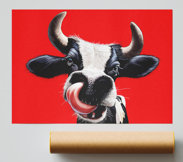 Cow You Do This Print