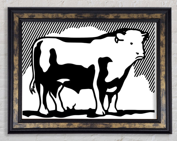Cow B n W