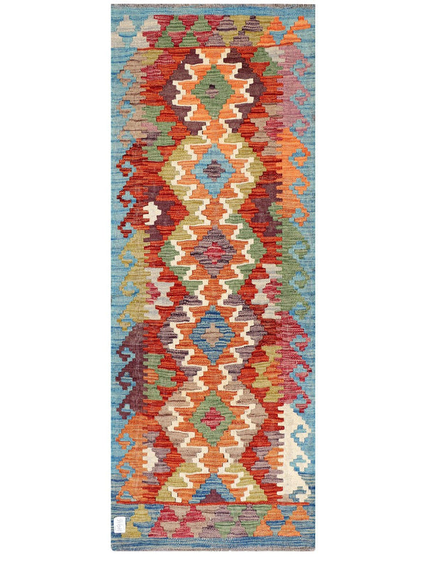 Maimana Afghanistan Kilim Rug - 169 x65 cm