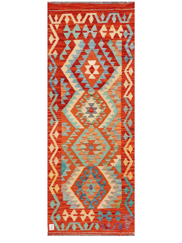 Maimana Afghanistan Kilim Rug - 180 x69 cm