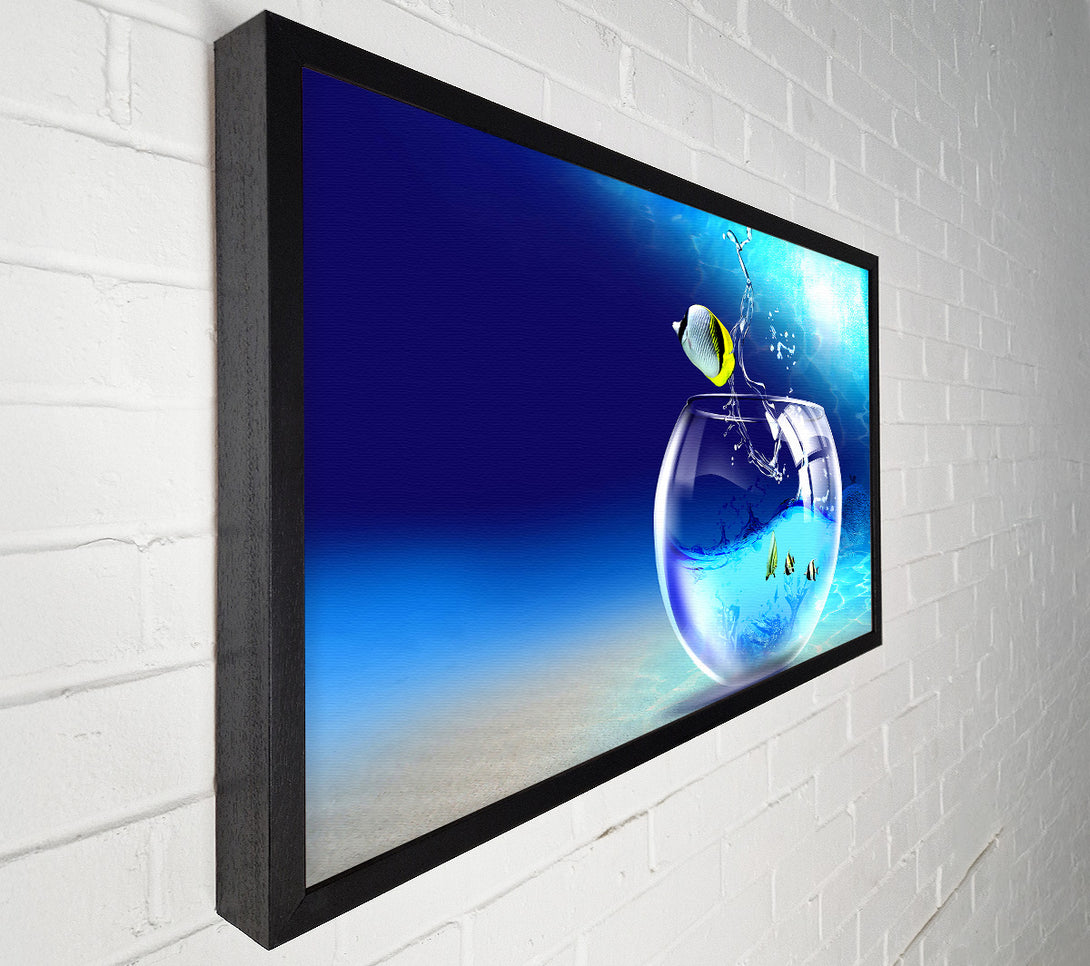  A Canvas Print of Fishy Life Canvas Art