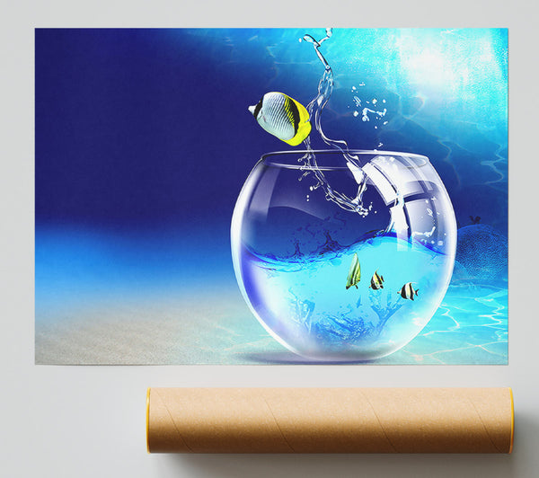 Fishy Life Giclee Print