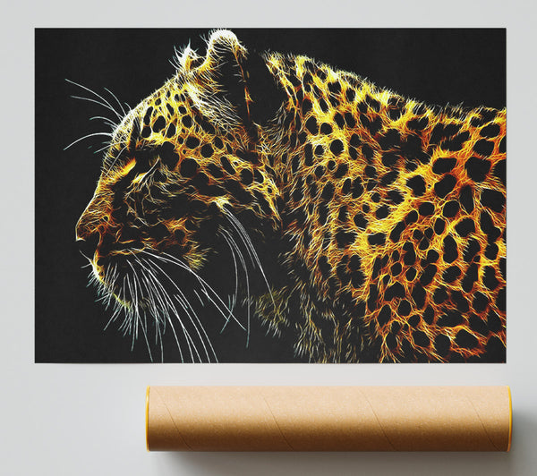 Golden Cheetah Poster