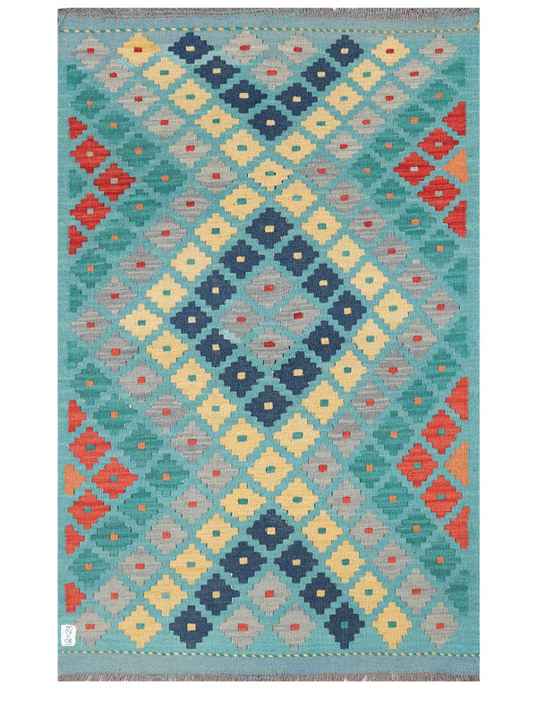 Maimana Afghanistan Kilim Rug - 153 x99 cm