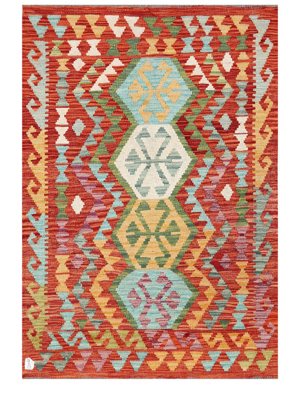 Maimana Afghanistan Kilim Rug - 150 x106 cm