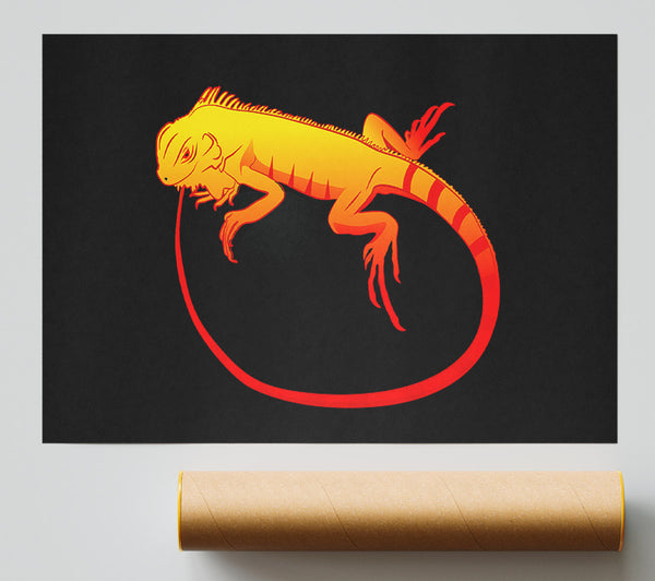 Iguana 2 Print