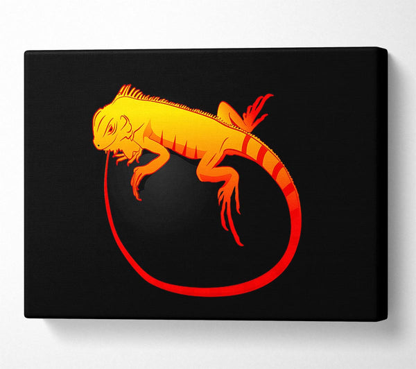  A Canvas Print of Iguana 2 Canvas Print