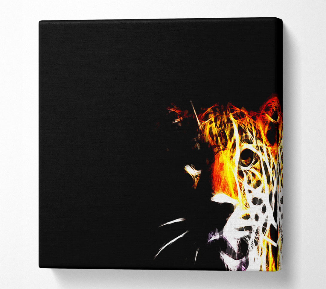  A Canvas Print of Jaguar Blaze Canvas Art