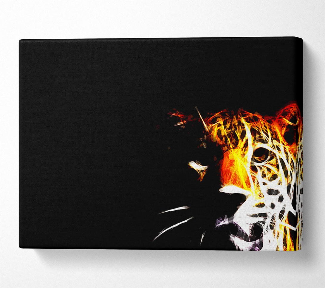  A Canvas Print of Jaguar Blaze Canvas Art