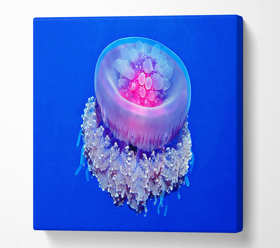  A Canvas Print of Jellyfish Pink Canvas Wall Art