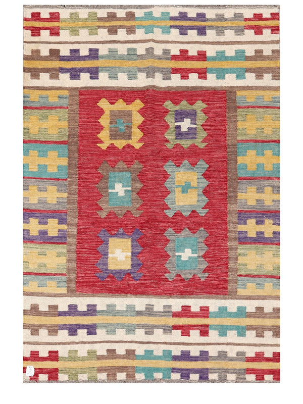 Maimana Afghanistan Kilim Rug - 172 x117 cm