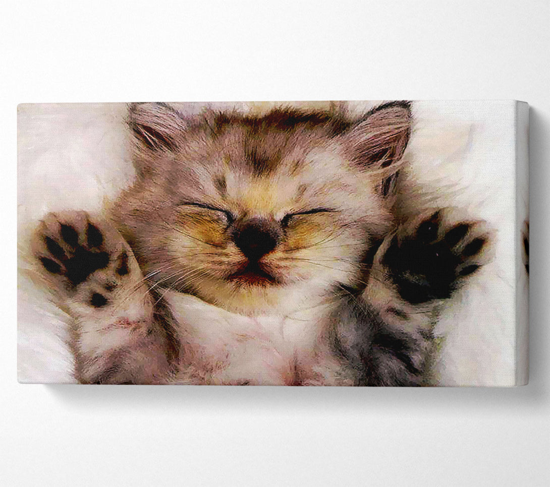  A Canvas Print of Kitten Love Canvas Print