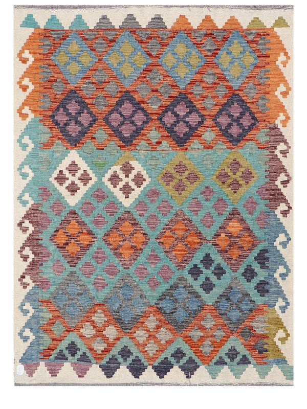 Maimana Afghanistan Kilim Rug - 175 x136 cm