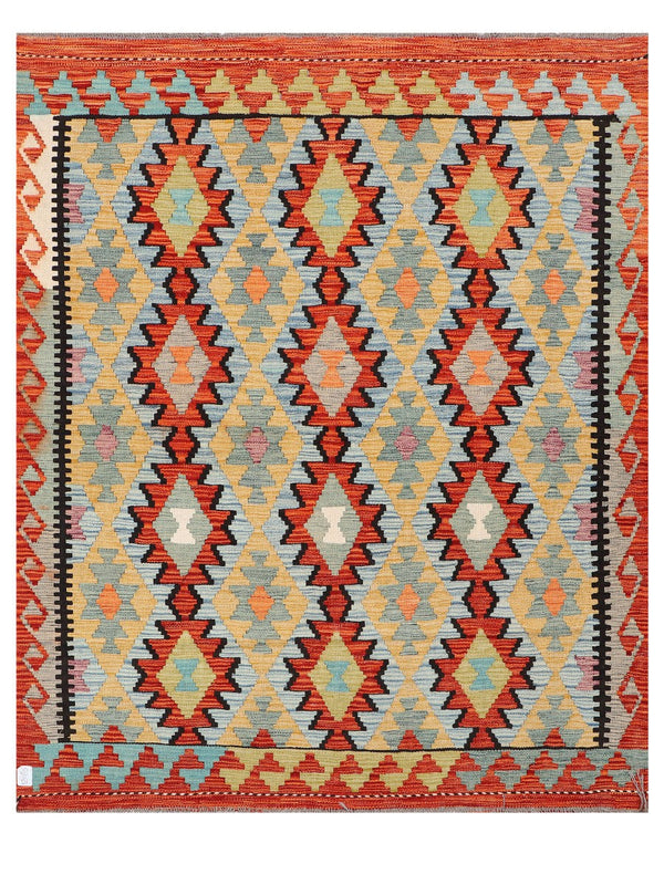 Maimana Afghanistan Kilim Rug - 185 x154 cm