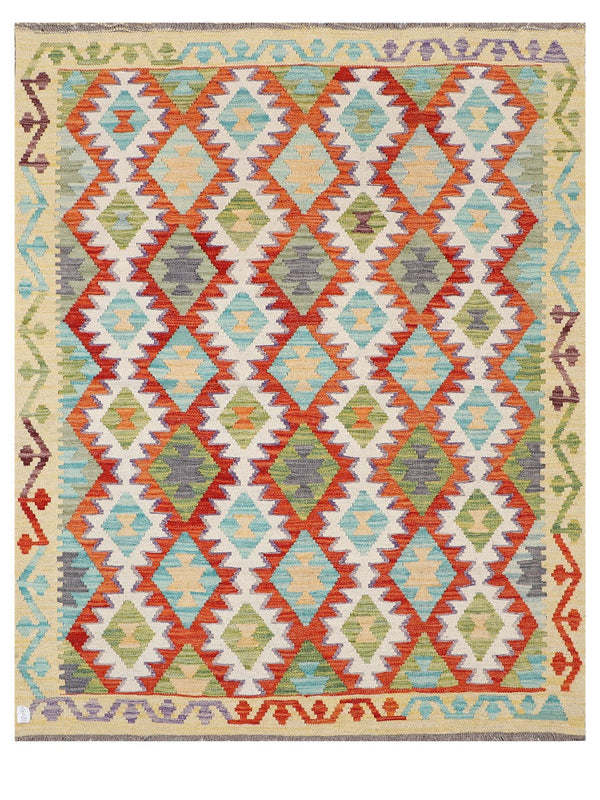 Maimana Afghanistan Kilim Rug - 190 x155 cm