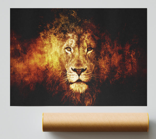 Lion Blaze Poster