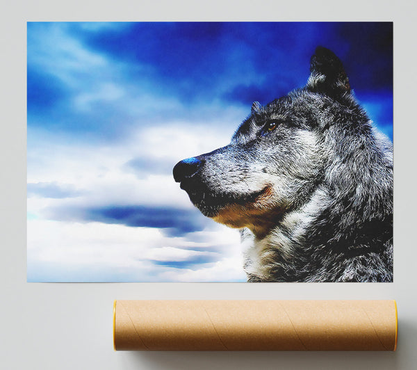 Magnificant Wolf Giclee Print