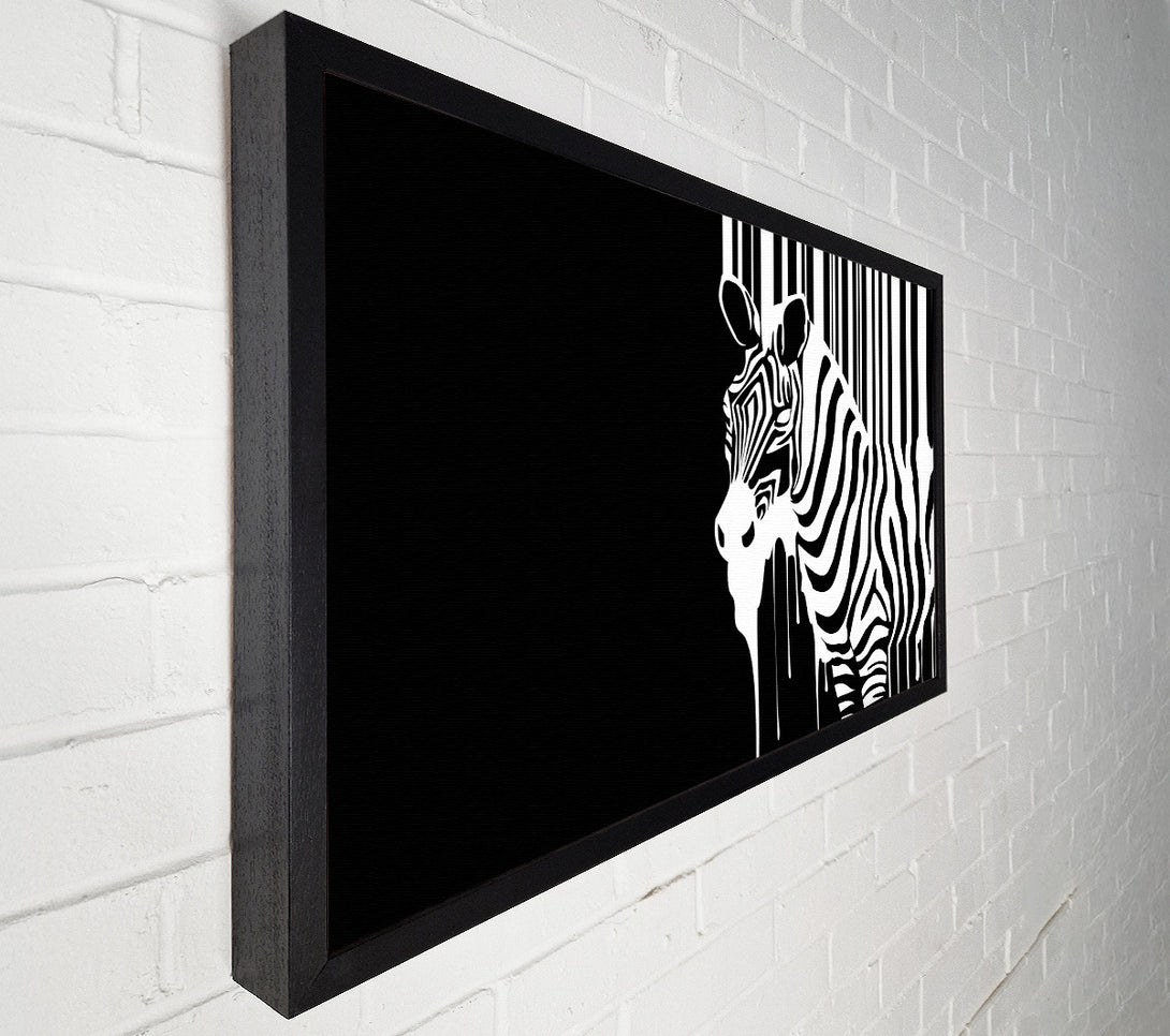  A Canvas Print of Melting Zebra Canvas Art