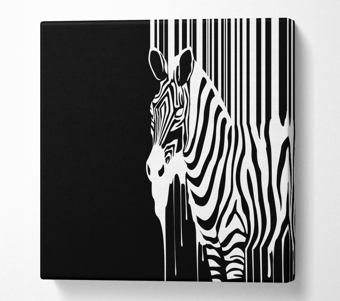  A Canvas Print of Melting Zebra Canvas Art