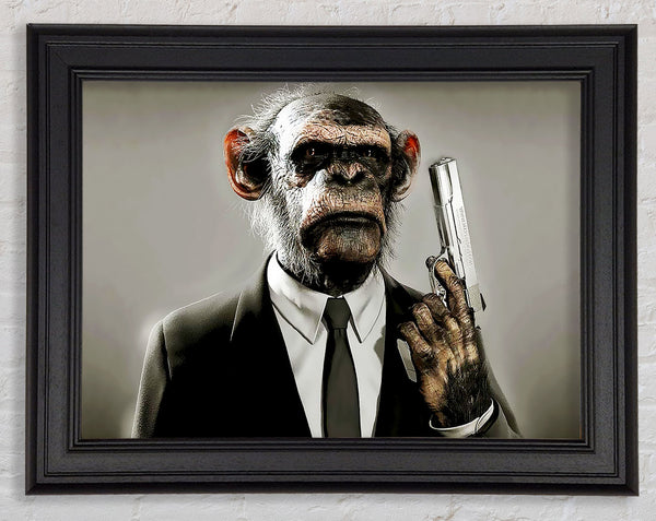 Monkey Business Framed Print
