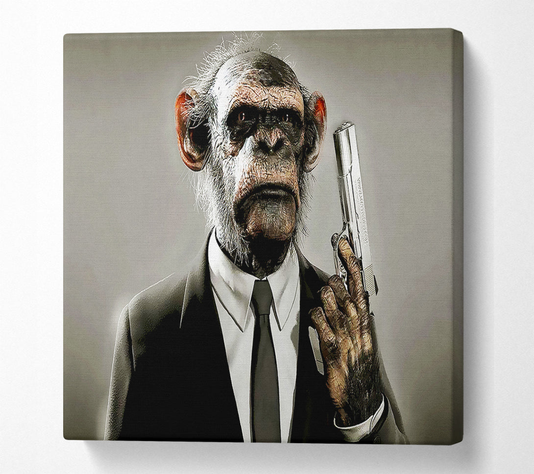  A Canvas Print of Monkey Business Canvas Wall Art