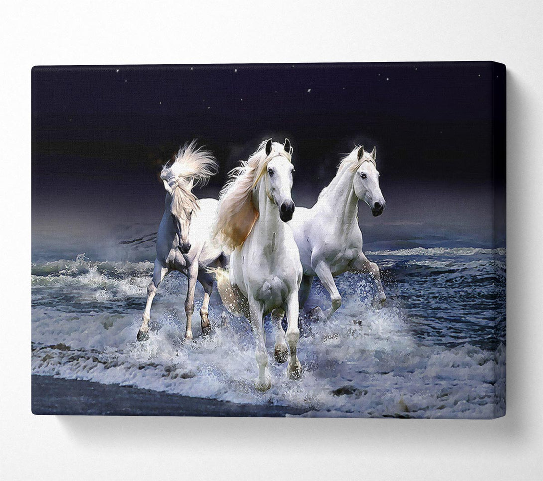  A Canvas Print of Mystic Horses Canvas Wall Art