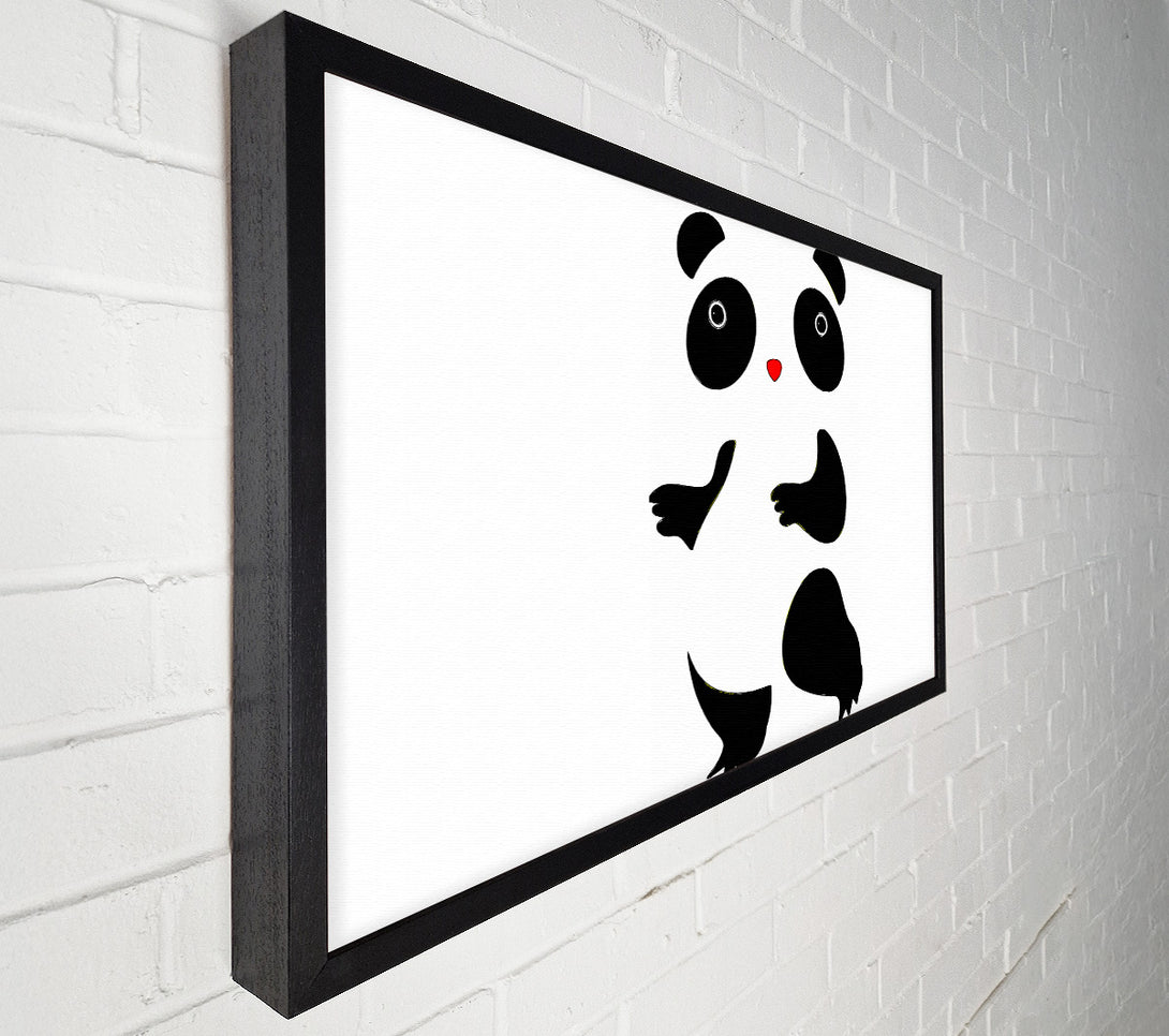  A Canvas Print of Panda Dance Canvas Print
