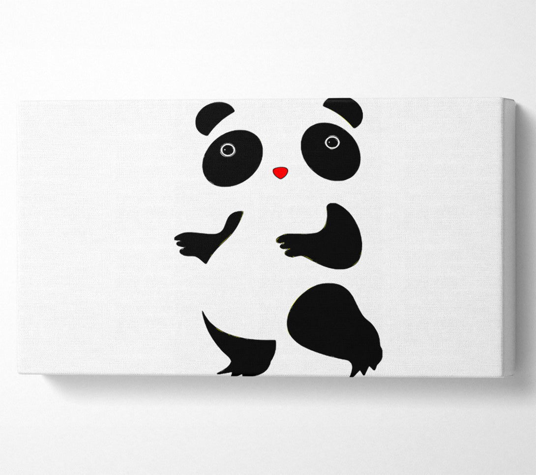  A Canvas Print of Panda Dance Canvas Print