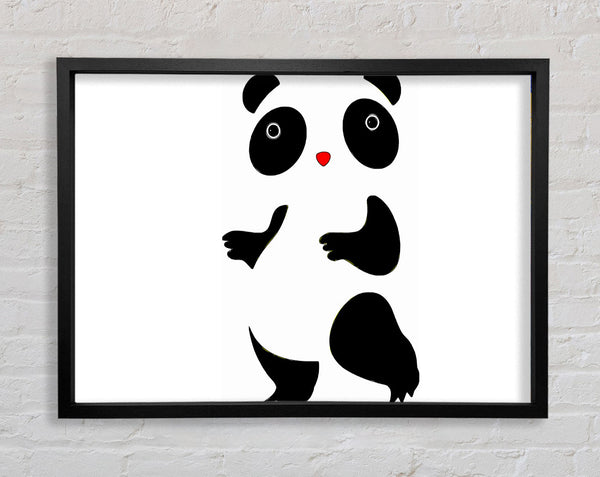 Panda Dance Framed Print