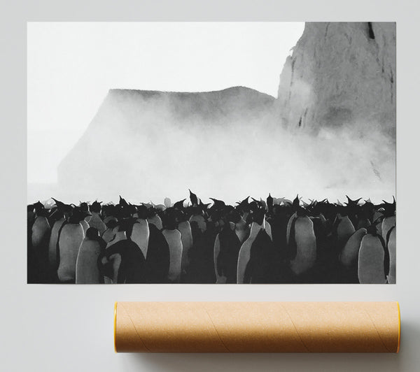Penguin Winter Poster