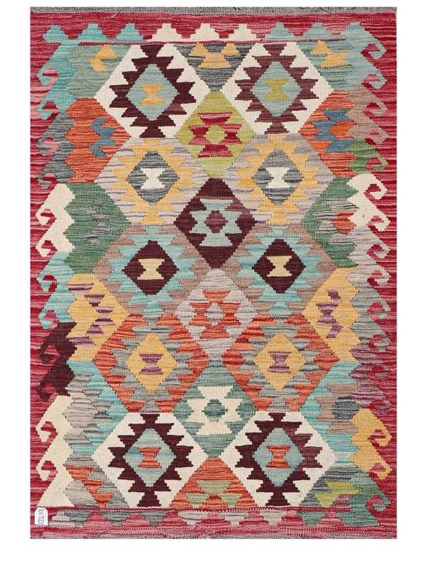 Maimana Afghanistan Kilim Rug - 151 x104 cm