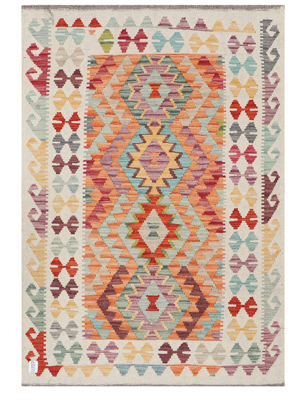 Maimana Afghanistan Kilim Rug - 155 x107 cm