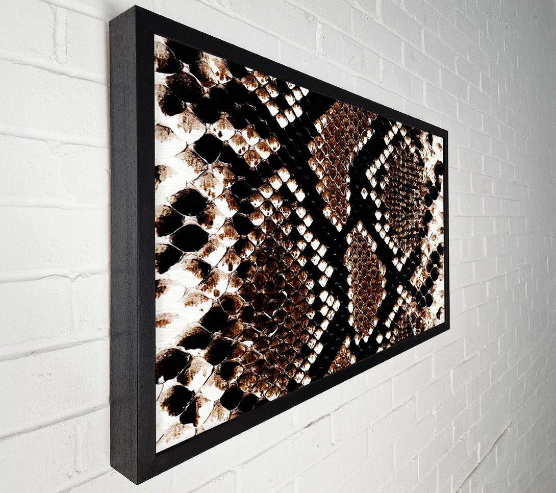  A Canvas Print of Snake Skin Canvas Wall Art