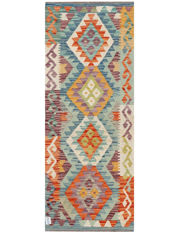 Maimana Afghanistan Kilim Rug - 155 x62 cm