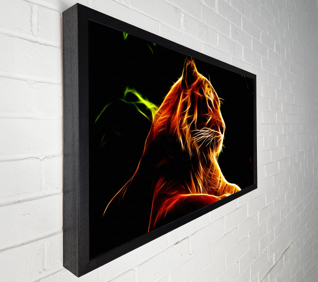 A Canvas Print of Tiger Blaze Canvas Art