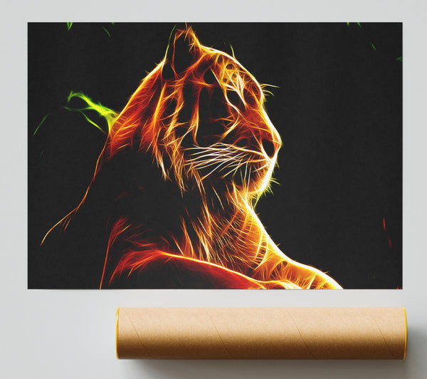 Tiger Blaze Print
