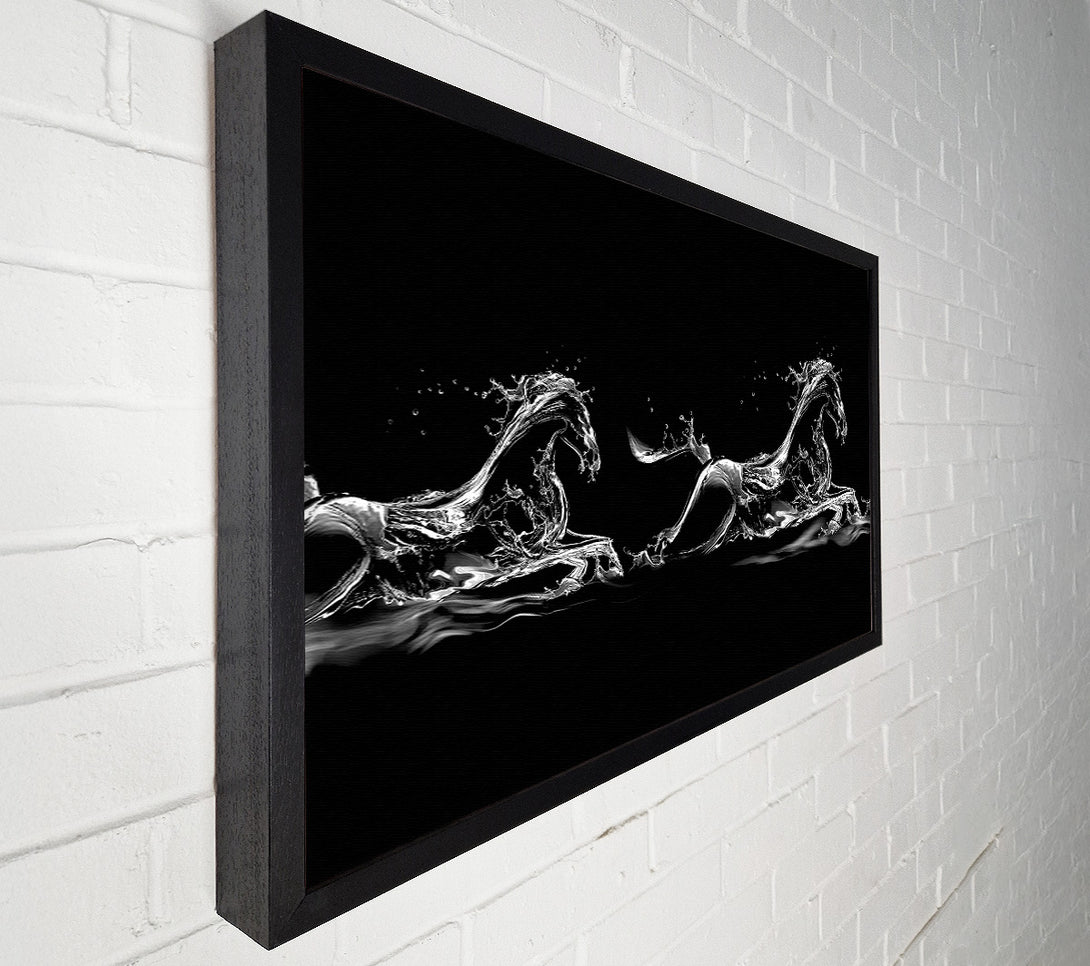  A Canvas Print of Water Horses Canvas Art