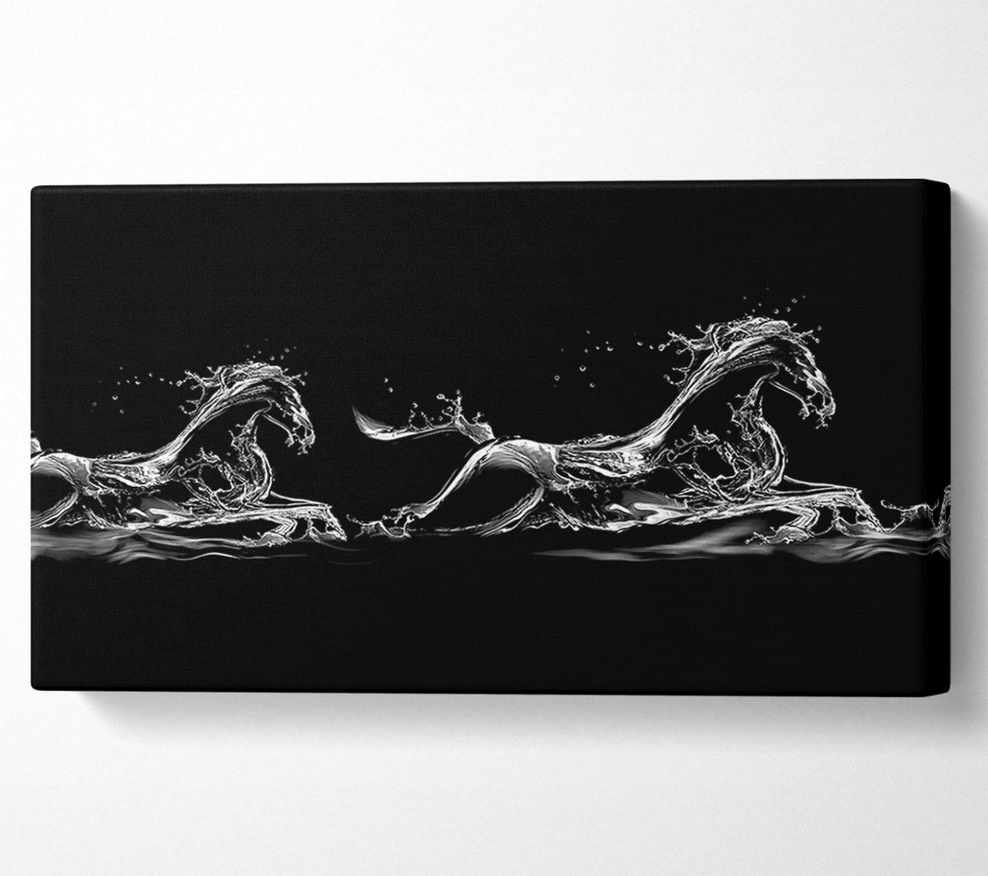  A Canvas Print of Water Horses Canvas Art