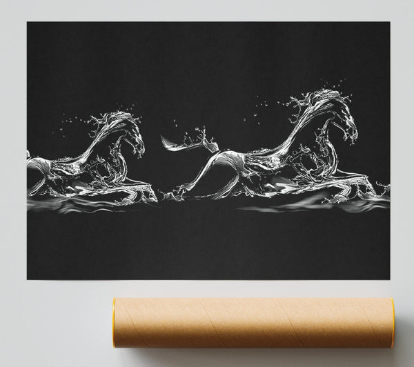 Water Horses Print