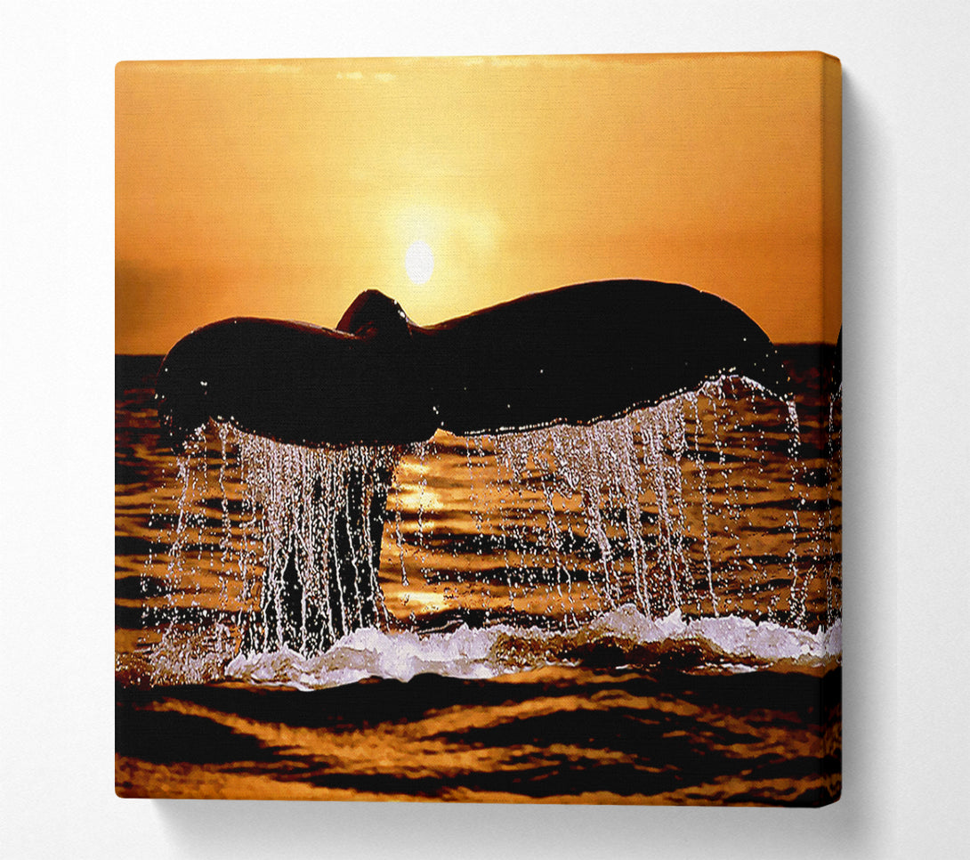  A Canvas Print of Whale Tale Canvas Art