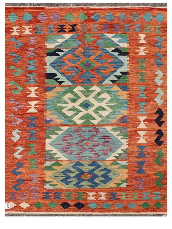 Maimana Afghanistan Kilim Rug - 199 x152 cm