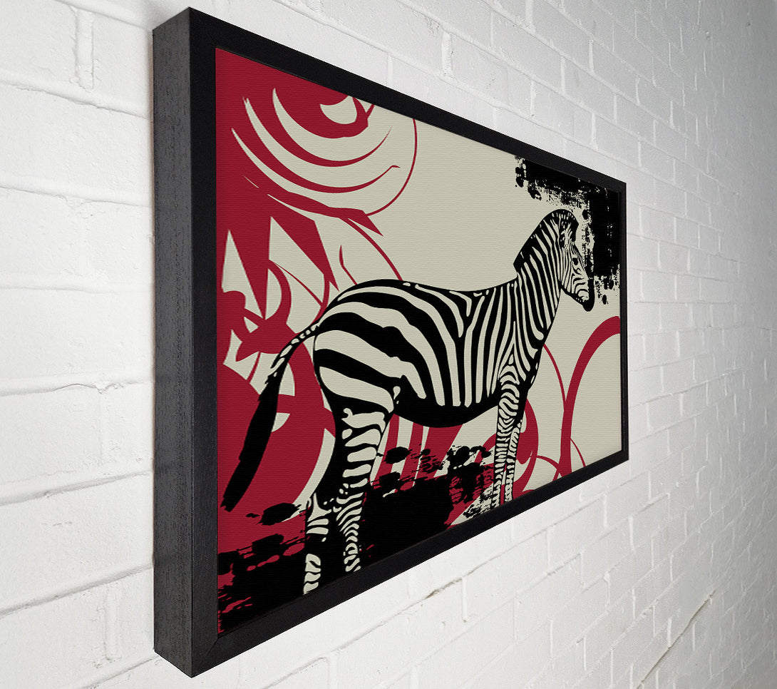  A Canvas Print of Zebra Safari Canvas Wall Art