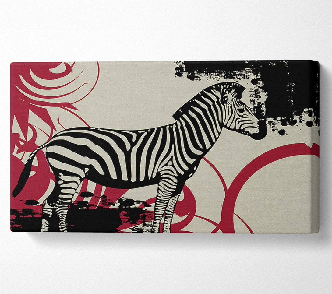  A Canvas Print of Zebra Safari Canvas Wall Art