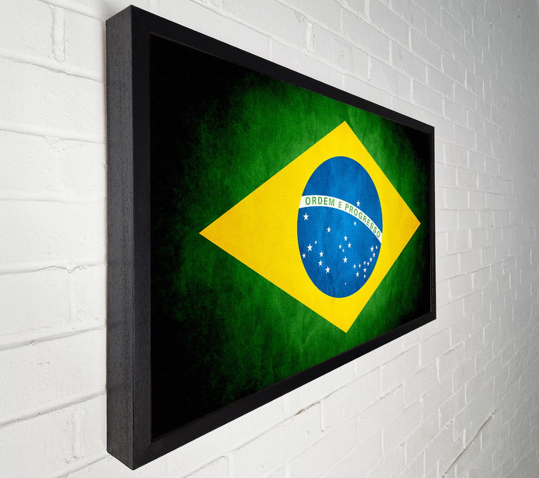  A Canvas Print of Brazillian Flag Canvas Art
