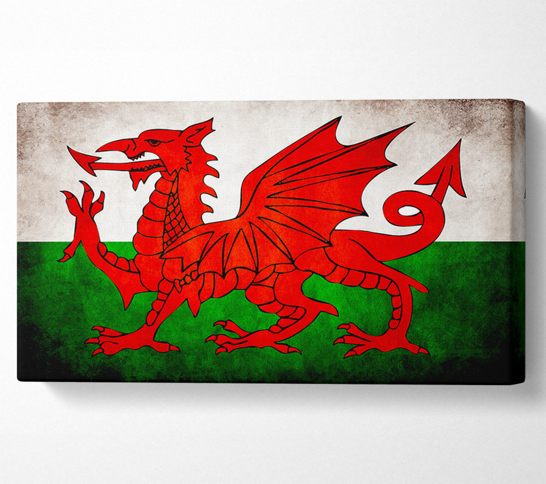  A Canvas Print of Welsh Dragon Canvas Print
