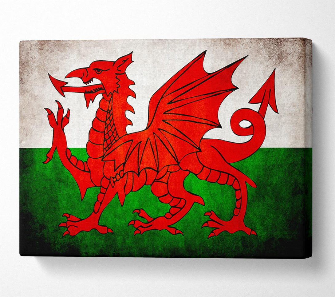  A Canvas Print of Welsh Dragon Canvas Print