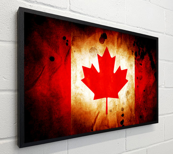 Canadian Flag Grunge