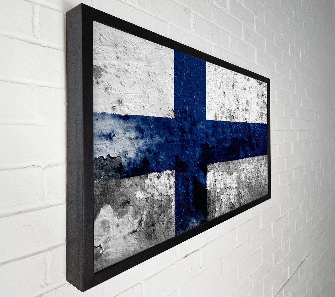  A Canvas Print of Finland Flag Canvas Art