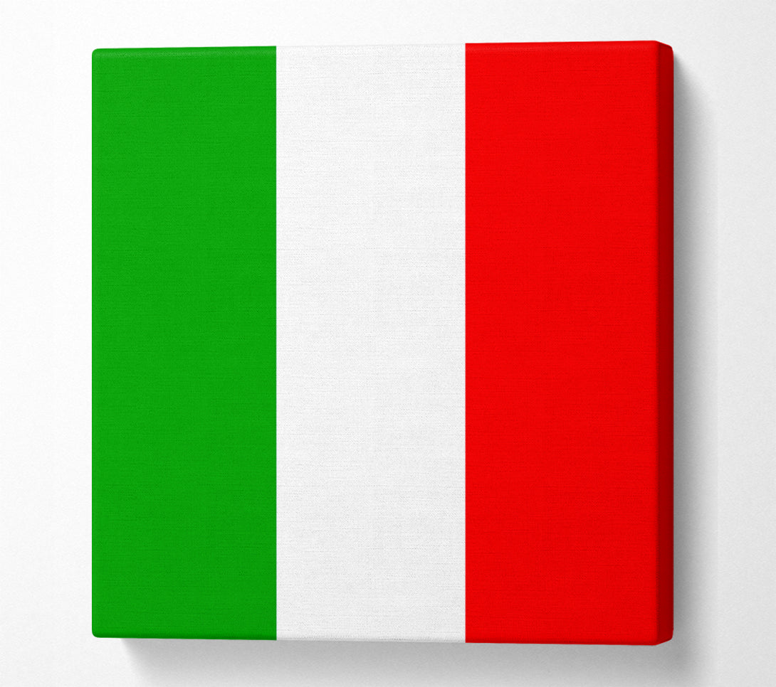  A Canvas Print of Flag Of Italy Canvas Wall Art