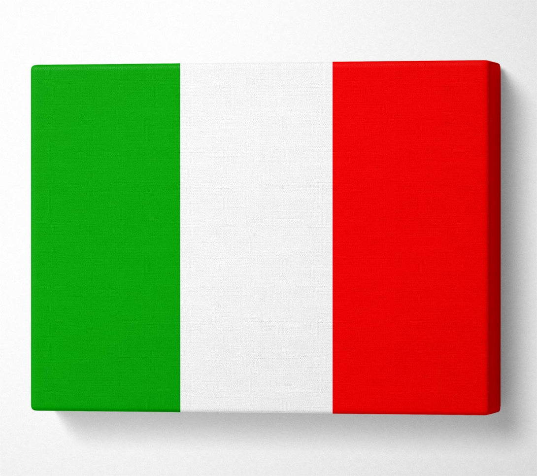  A Canvas Print of Flag Of Italy Canvas Wall Art